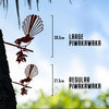 MetalBird Pīwakawaka Fantail Garden Art - Large
