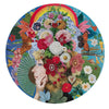 eeBoo: Round Puzzle - Theatre of Flowers (500pc Jigsaw) Board Game