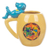 Grateful Dead Dancing Bears Sculpted Oval Ceramic Mug