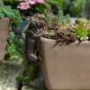 Jardinopia: Pot Buddies Antique Bronze Dachshund
