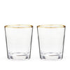 Gilded Glass Tumbler Set