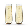 Starlight Stemless Champagne Flute Set