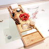 Expandable Bamboo Bathtub Tray