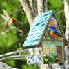 Colourful Resin Bird House For Nesting