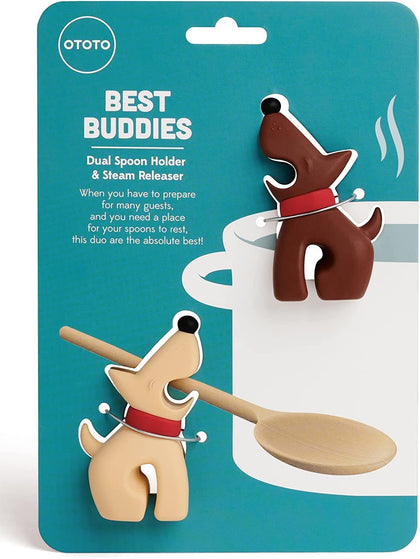 Ototo: Best Buddies Steam Releasers & Spoon Holders