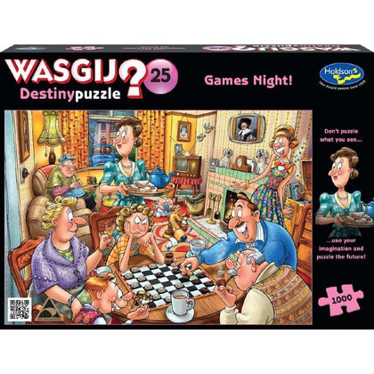 Wasgij? Destiny #25: Games Night (1000pc Jigsaw)