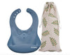 Haakaa: Silicone Baby Bib - Bluestone
