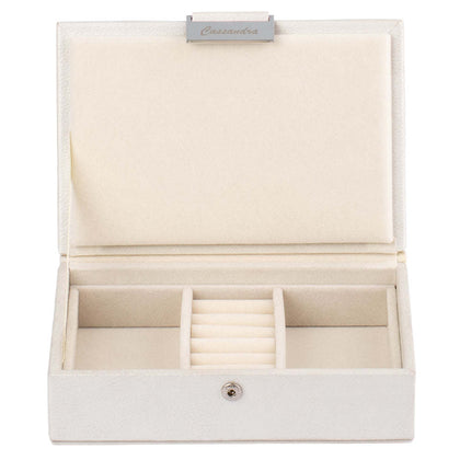 Cassandra's Mini Jewellery Box - White
