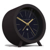 Newgate: Fred Alarm Clock - Chocolate Black (Reverse Dial)