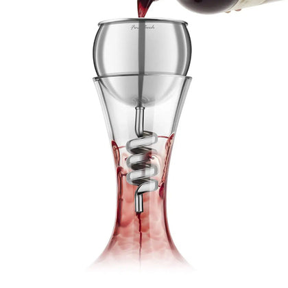 Final Touch: Steel Twister Aerator for Decanters