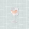 IS Gift Bathroom Bliss Wine Glass Holder - White