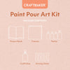 Craft Maker Deluxe Paint Pouring Art Kit