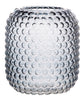 Sass & Belle: Glass Bobble Vase - Grey (16x20cm)