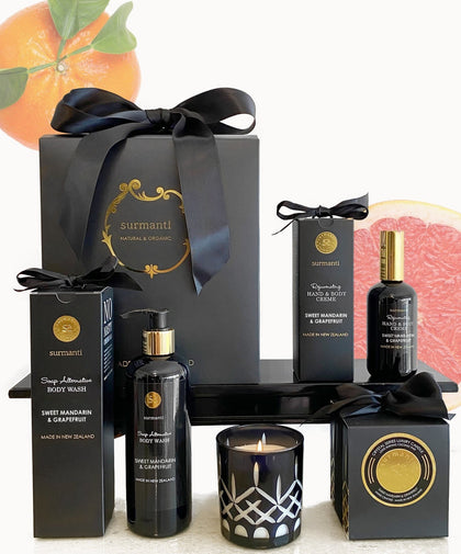 Surmanti: Crystal Gift Box - Sweet Mandarin & Grapefruit