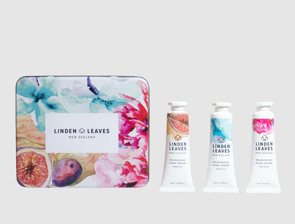 Linden Leaves: In Bloom Hand Cream Selection Tin