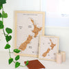 Splosh: Travel Board - New Zealand Map (Small)