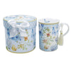 T Time Mug - Blue Butterflies