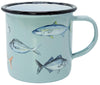 Moana Road: Jumbo Enamel Mugs - NZ Fishing Club (1.2l)