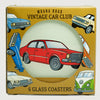 Moana Road: Vintage Car Club Glass Coasters