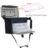 Ape Basics 3 Drawers Portable Fishing Tackle Box - Blue Grey