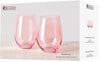 Maxwell & Williams: Glamour Stemless Glasses Set - Pink (560ml)