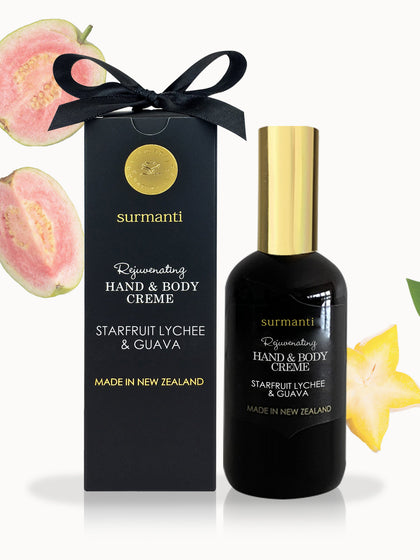 Surmanti Hand + Body Creme - Starfruit, Lychee & Guava (120ml)