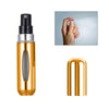 Hyperanger 3-Pack Travel Mini Perfume Refillable Atomizer Container - Gold/Pink/Black