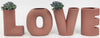 Urban Products: Erina LOVE Letter Vases - Pink (H15 x 51cm)