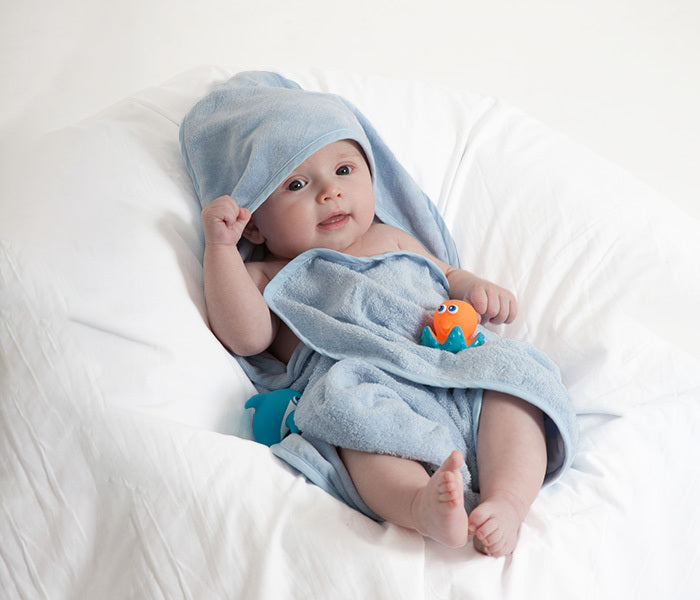 Mum 2 Mum: Hooded Towel - Baby Blue