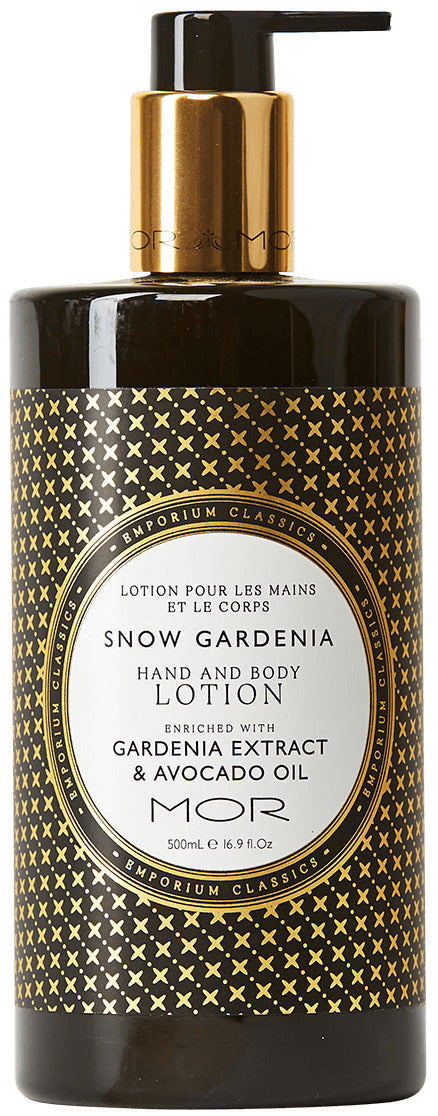 MOR Emporium Classics: Hand & Body Lotion - Snow Gardenia (500ml)