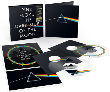 The Dark Side Of The Moon (50th Anniversary 2023 Remaster 2LP UV Printed Clear Vinyl Collector's Edition) by Pink Floyd (Vinyl)