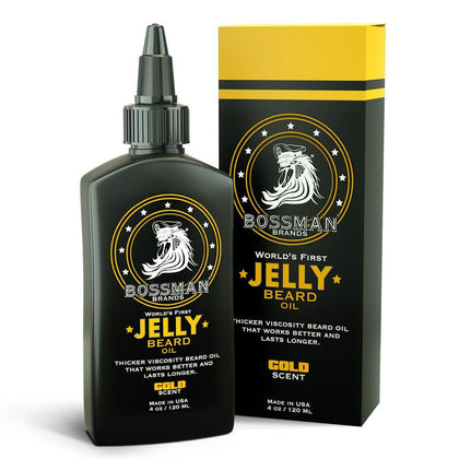 Bossman: Beard Jelly Oil - Gold (118ml)