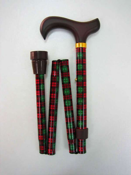 Walking Stick - Scottish Tartan Checks