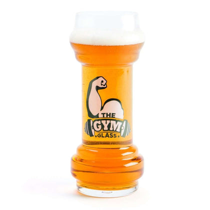 The Gym Beer Glass