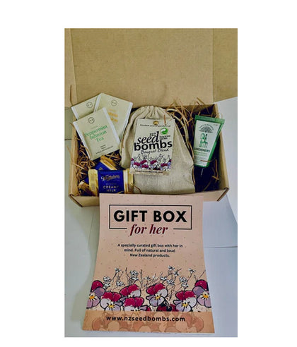 NZ Seed Bombs: Gift Box For Her
