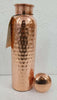 Ayurveda Copper Hammered Water Bottle (1L)