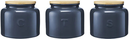 Maxwell & Williams: Indulgence Canister Set - Slate Blue (600ml)