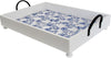 Lavida: Rectangle Tray - Blue/White