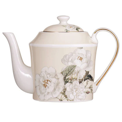 Ashdene: Elegant Rose Cream Teapot