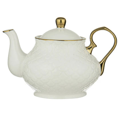 Ashdene: Ripple White Teapot