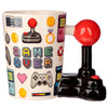 Game Over: Joystick Shaped Handle Novelty Mug - Pixel