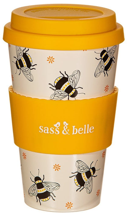 Sass & Belle: Bee Travel Coffee Cup (435ml)