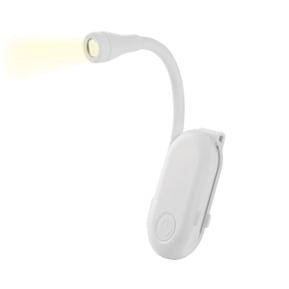 ISGift: Rechargeable Clip-On Book Light - White