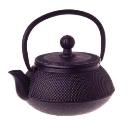 Teaology: Hobnail Cast Iron Teapot - Black (500ml)